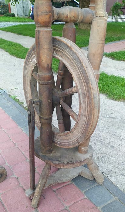Kołowrotek drewniany