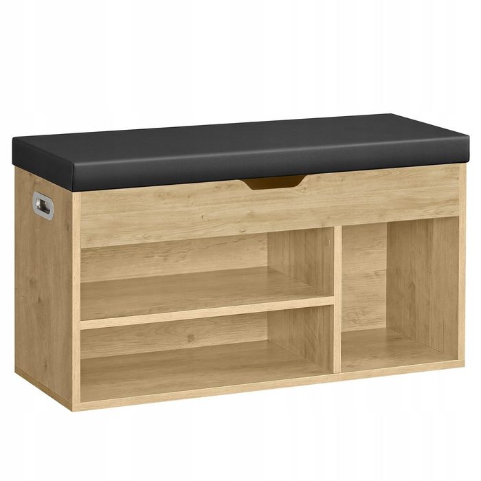 Pojemny schowek do przechowywania loft 80x30x44 cm 3 półki