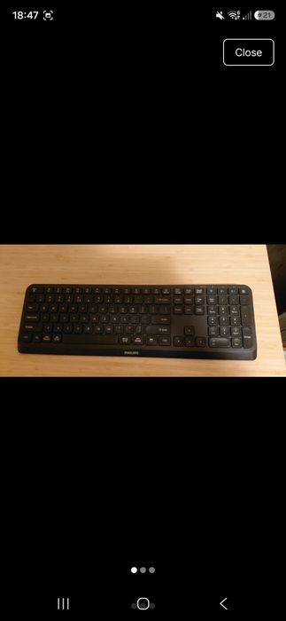 Teclado sem fios da Philips