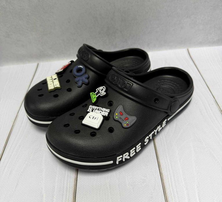 Дитячі сабо крокси crocs  Dago 33-36  чорний