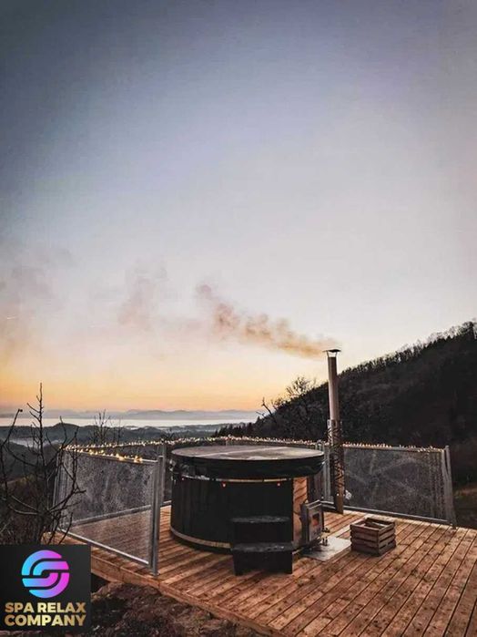 Чан на дрова Офуро Басейни Мобільна лазня Спа купіль