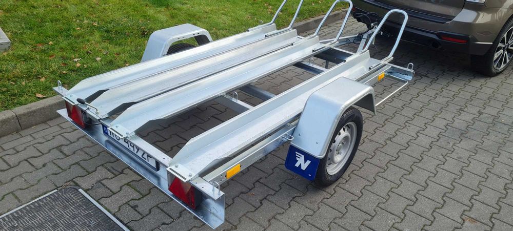 Wynajem przyczep przyczepka na 3 motocykle