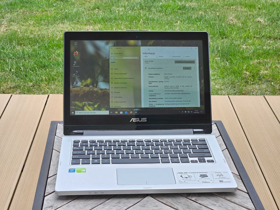 Laptop dotykowy Asus TP300LJ Core i5 GeForce 920M 12GB RAM 256GB SSD