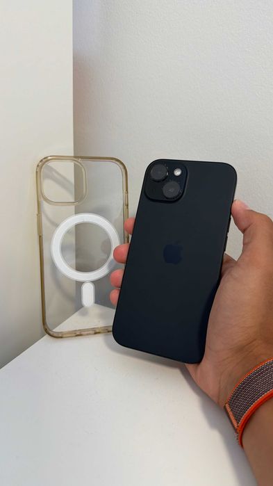 Aceito trocas/retomas. Apple iPhone 15 128GB 89% "preto" + capa