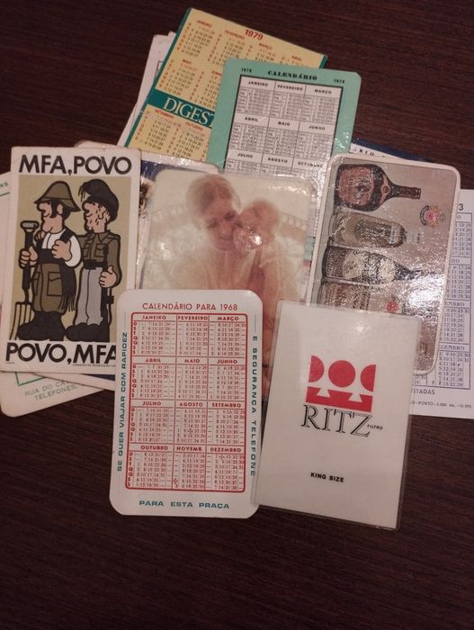 Calendários de bolso