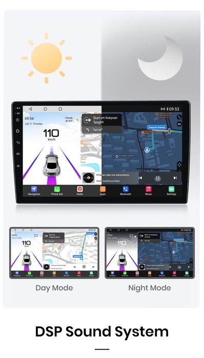 Rádio 9" android 13 Mercedes Classe 3 w204 s204 CARPLAY WIFI GPS Novo