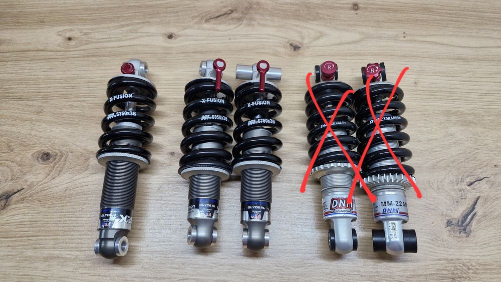 X- Fusion Shox / DNM 165 мм амортизатор пружинний для велосипеда
