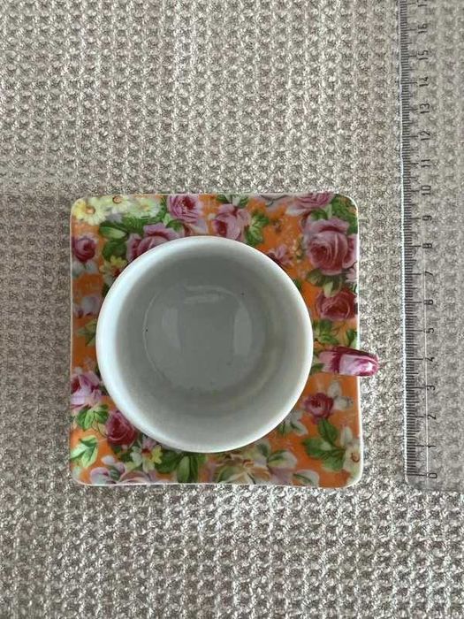 Chávena Pires Laranja Floral - Preço unitário