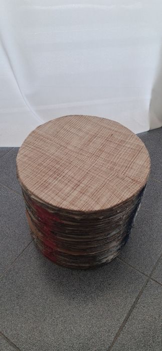 Puff recycling cardboard disc