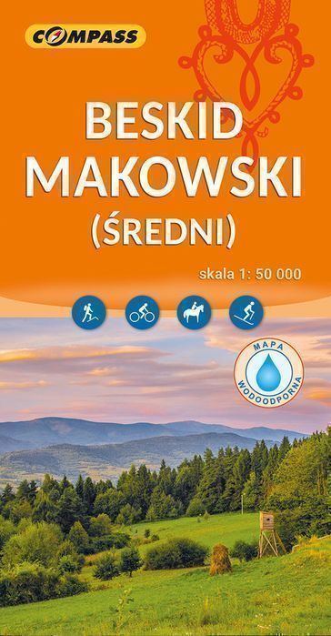 Beskid Makowski Mapa Laminowana 1:50 000 .