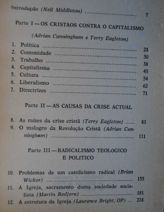Os Católicos e A Esquerda