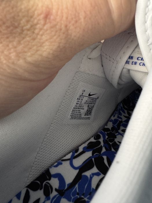 Оригинал Nike Air Force 1 07 LX (CT1990 100) белие кожание аир форс