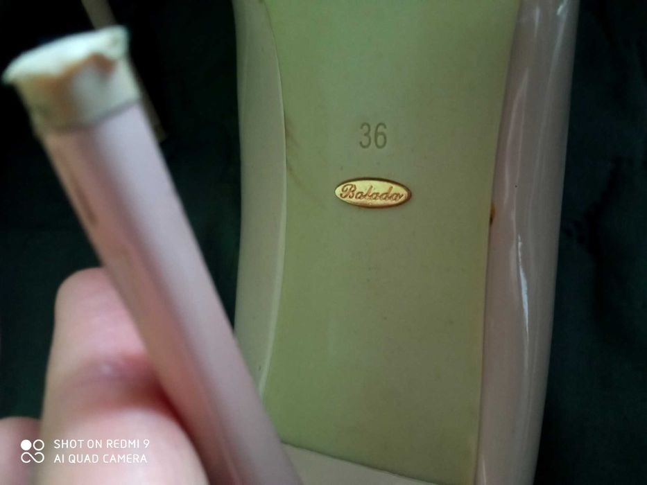 Szpilki buty szpic na obcasie nude beż 36