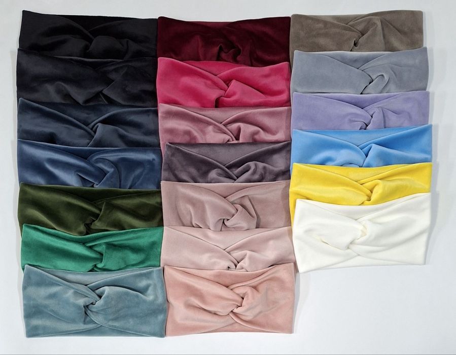 Повязка чалма велюрова плюш плюшевая тепла