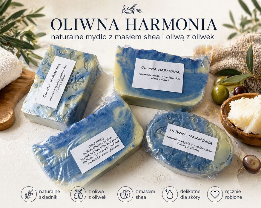 Mydło naturalne, ręcznie robione