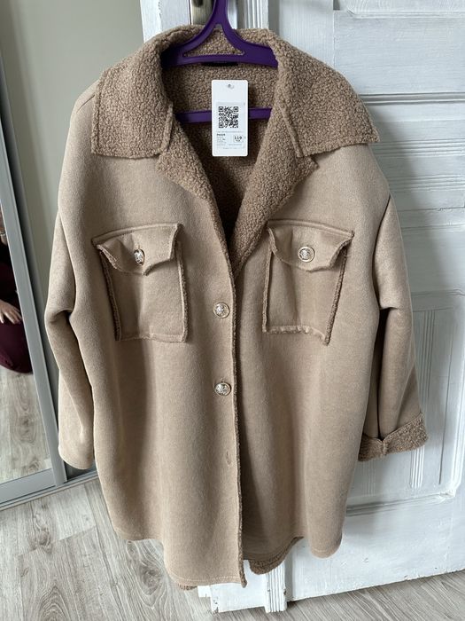 Płaszcz kurtka koszulowa misiu