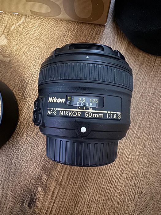 Obiektyw Nikon nikkor af-s 50mm 1.8