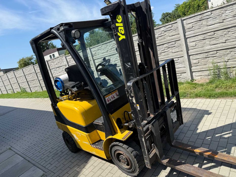 Wózek widłowy Yale GLP20SVX 2005r., gazowy, udźwig 2t, II właściciel