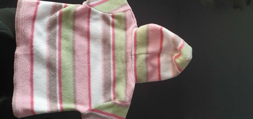 Bluza dziewczęca 62/68 NEXT polarowa na 3-6m kaptur spacer