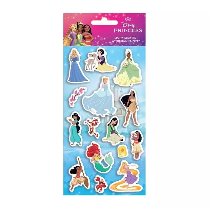 Naklejki wypukłe Princess. Diakakis. Nowy Produkt