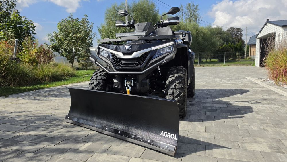 Pług do quada 150 cm z gumą do kostki