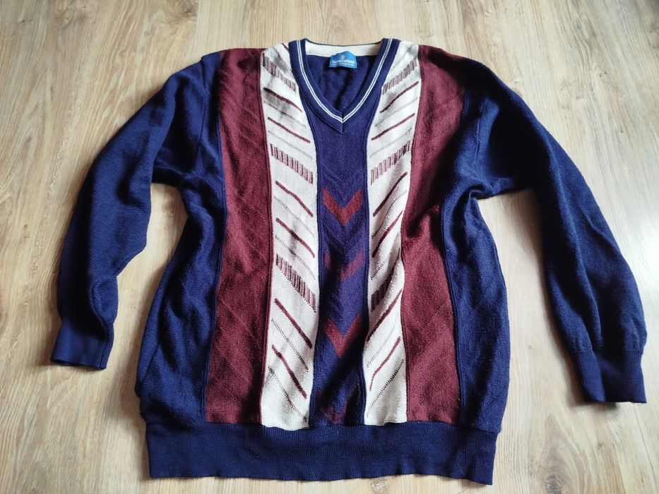 Sweter męski vintage Summerland z wełną