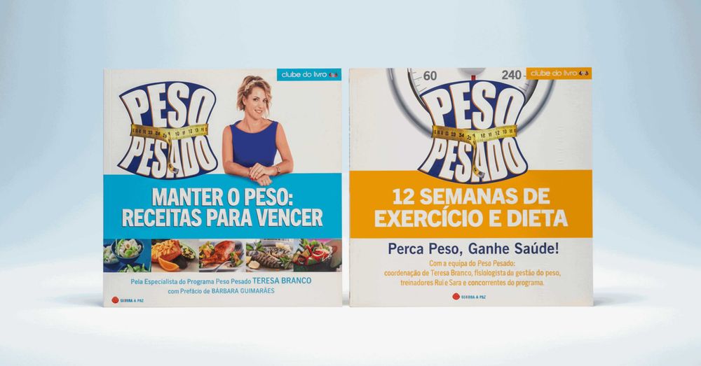 Lote 2 Livros Peso Pesado SIC - Exercício, Dieta e Receitas