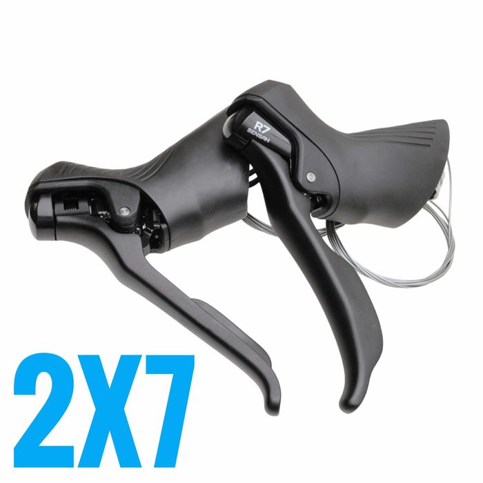 SENSAH R7 2x7 klamkomanetki manetki klamki szosowe dźwignie