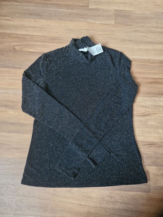 Golf z metaliczną nitką h&m L