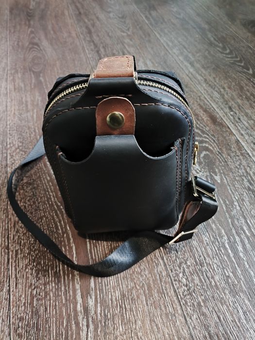 Кожанный кошелек,косметичка. Ручная работа.