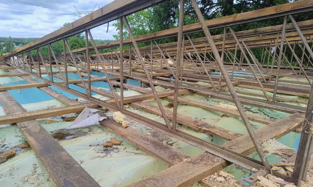 kratownice stalowe dachowe 6m - konstrukcja stalowa - używane