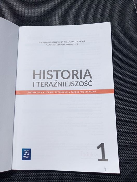 Historia i Teraźniejszość 2022 klasa 1