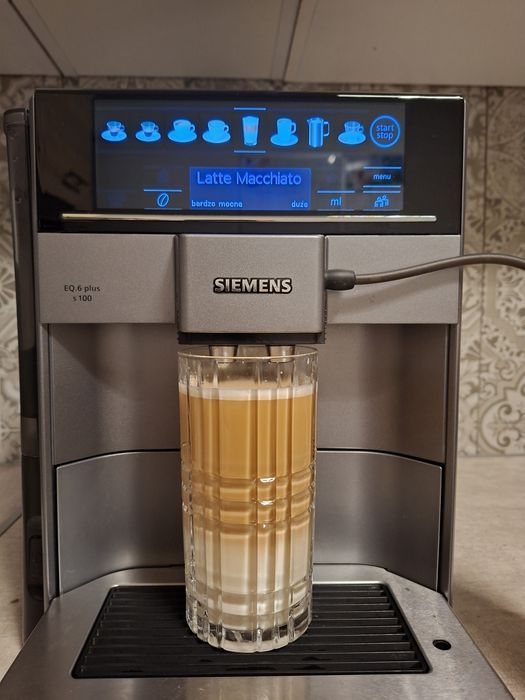 Siemens EQ.6 plus S100 – ekspres automatyczny do kawy