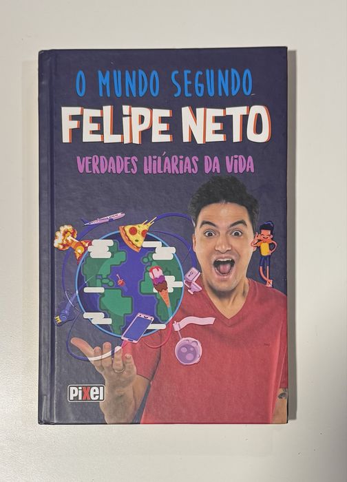 Livro “O Mundo segundo Filipe Neto” da Editora Pixel