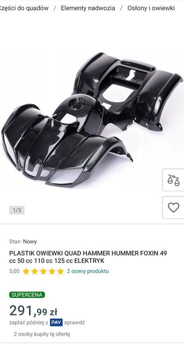 Quad plastiki 125 hummer
