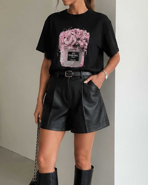 Футболка туника оверсайз  chanel dutti cos