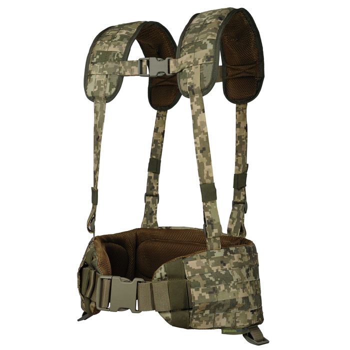 РПС Warbelt Molle ЗСУ. Без підсумків з кишеней під балпакет. Піксель.