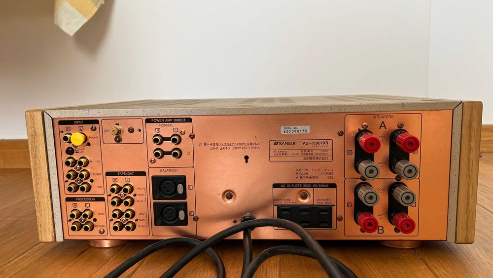 Sansui AU-907 Alpha XR – po pełnej renowacji, stan kolekcjonerski