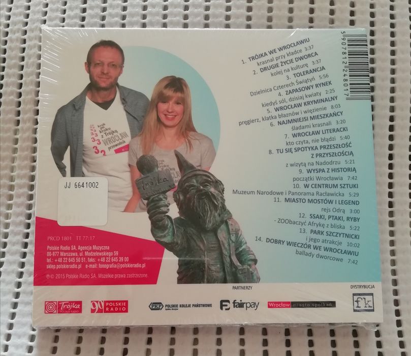 Przewodnik Wrocław Krok po kroku z Trójką nowy w folii na plycie CD