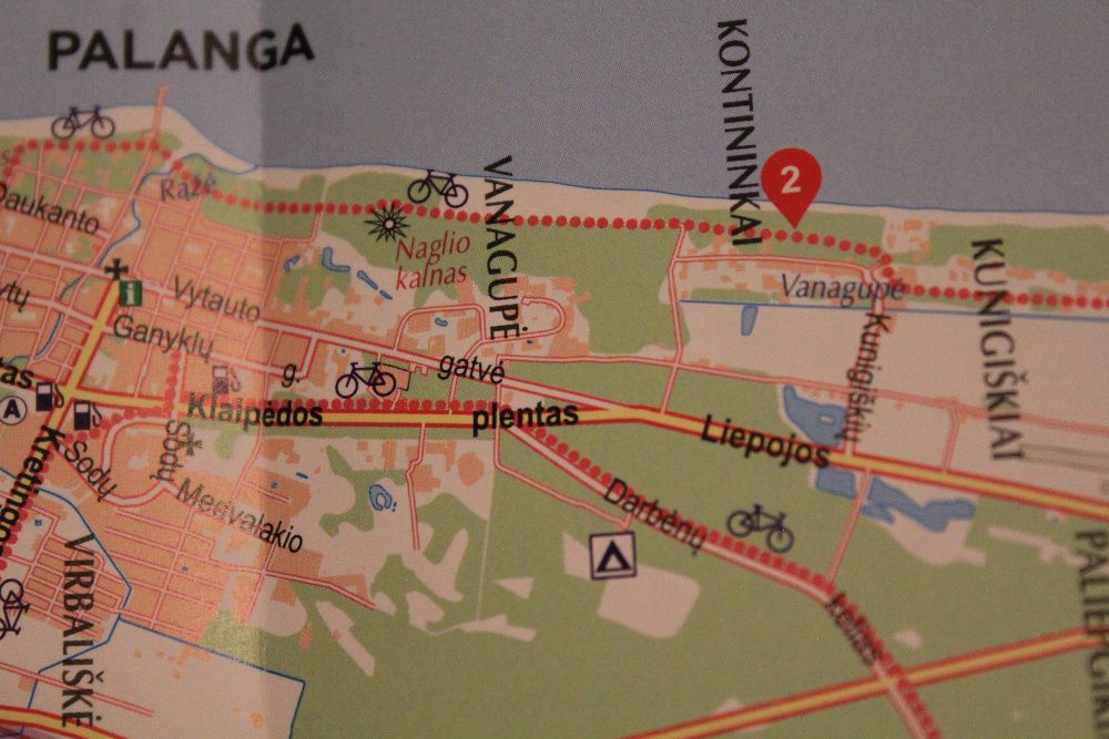 Palanga-Swentoji-LITWA-PLAN MIASTA-1607