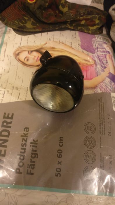 Zabytkowa lampa rowerowa Bauer