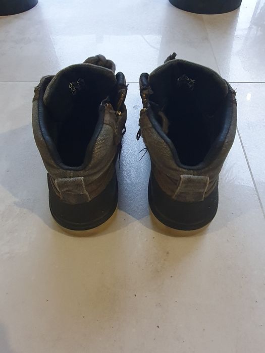 Buty zimowe, kozaki ocieplane,  rozm. 34 skórzane