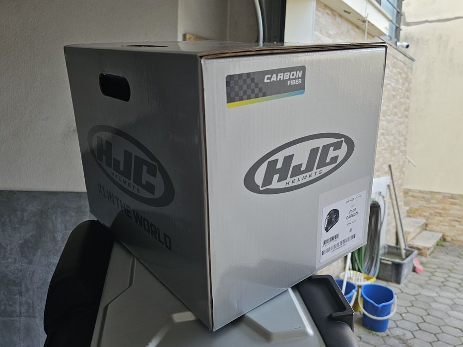 Capacete HJC F100 Carbono NOVO