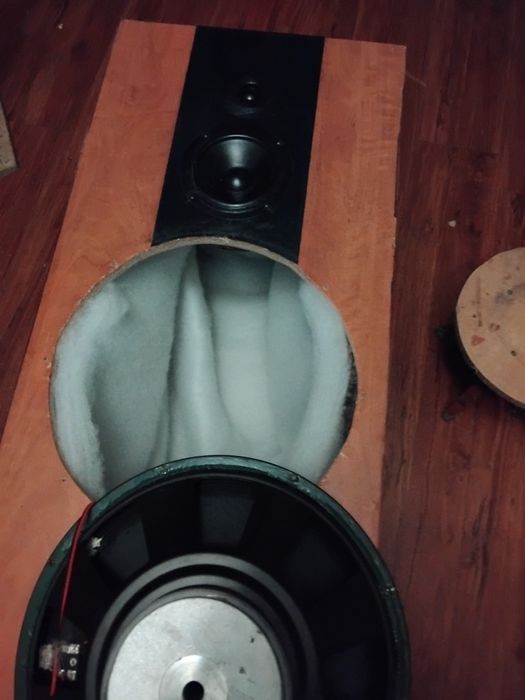 Большие  самодельные колонки с динамиками из Германии., к