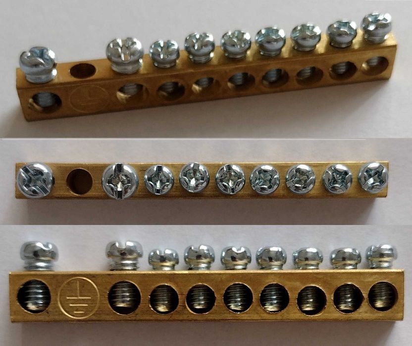 LISTWA ZACISKOWA 9 przewodów do Rozdzielni