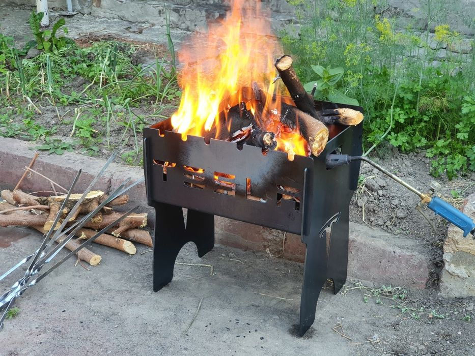 Мангал с приводом мотора  5V 1/2А від USB