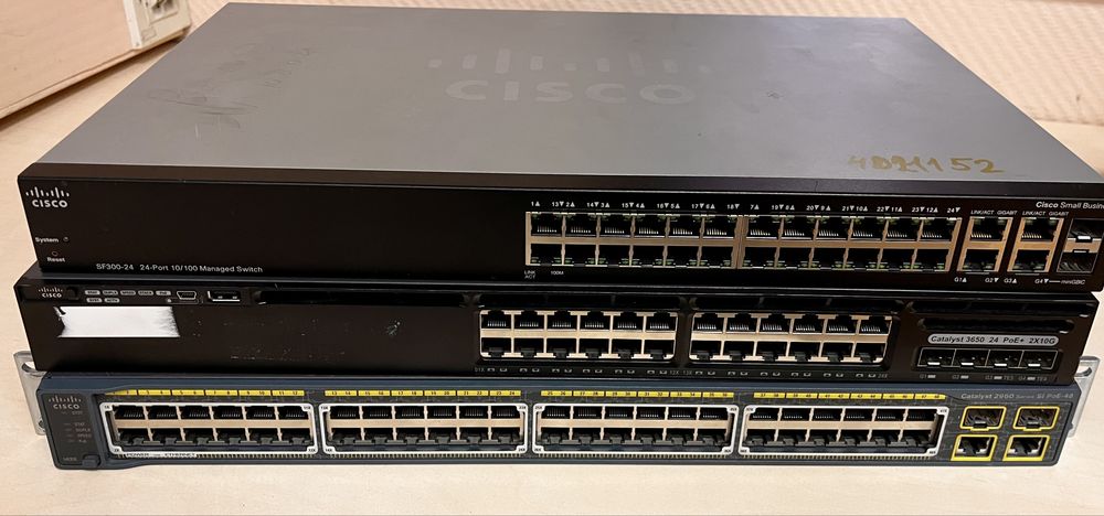 Комутатори Cisco Catalyst/3650/24 2960/48 sf300-24