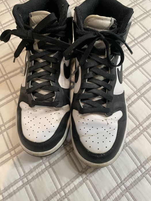 Кеди Nike Dunk High Black White Panda / кроссовки найк