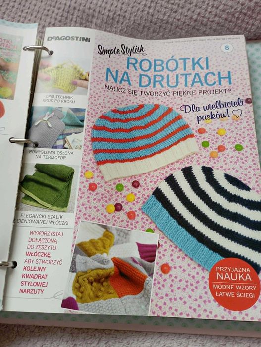 Simple Stylish Robótki na drutach - segregator i 20 numerów