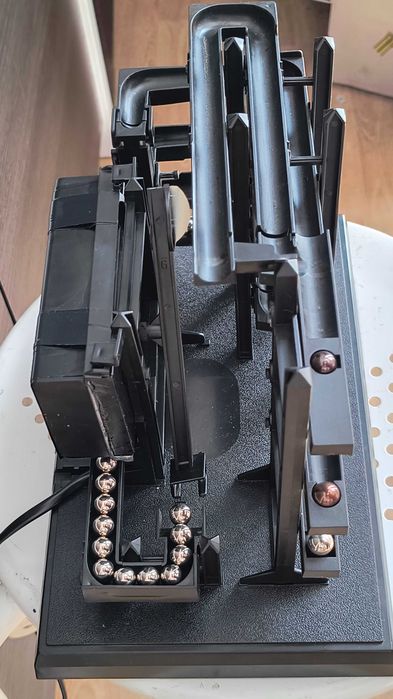 Zabytkowy Zegar Kulkowy Kolekcjonerski PRL Retro Vintage Stary